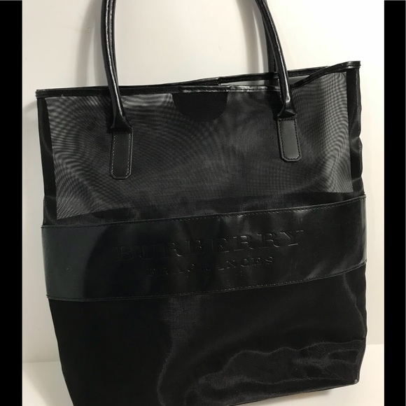 burberry beach tote